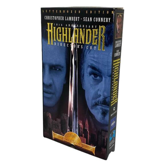 Highlander 10th Anniversary Director's Cut VHS Letterboxed Edition - Picture 6 of 6